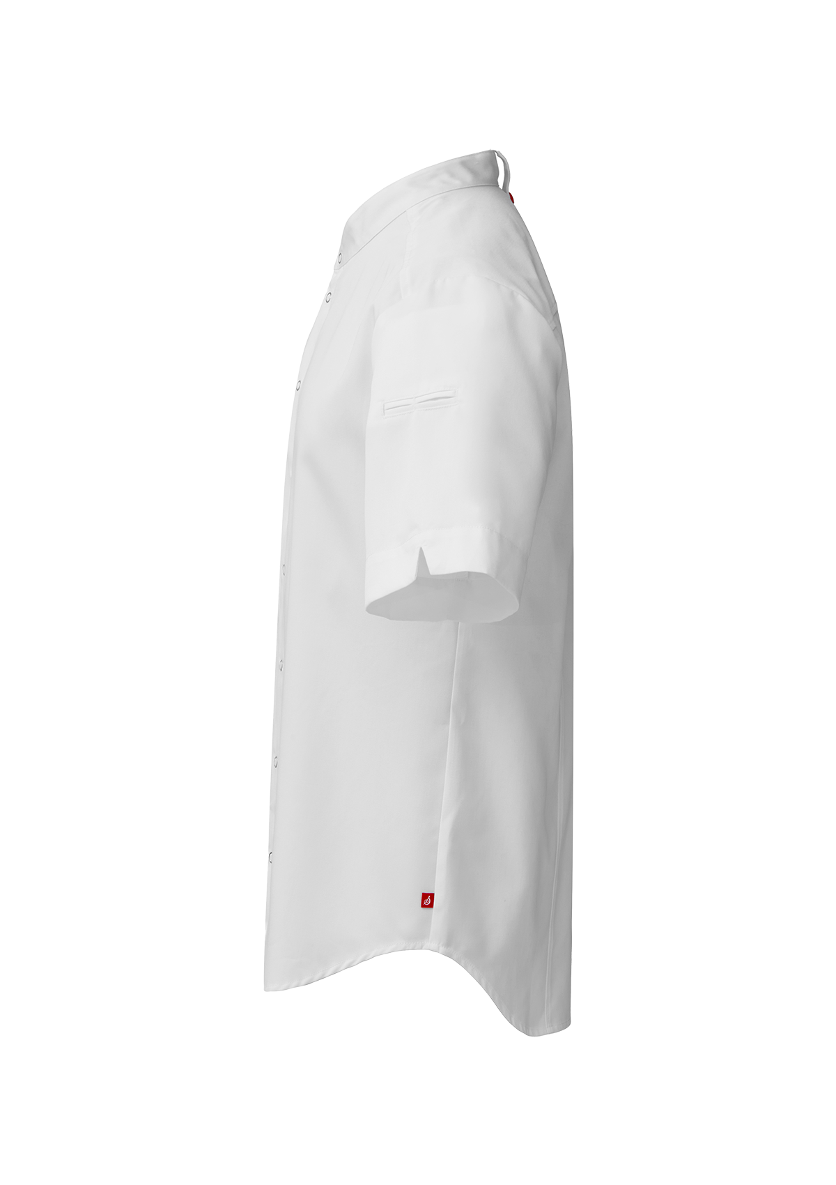 Camisa híbrida elegante de chef y servicio unisex de manga corta | Segers