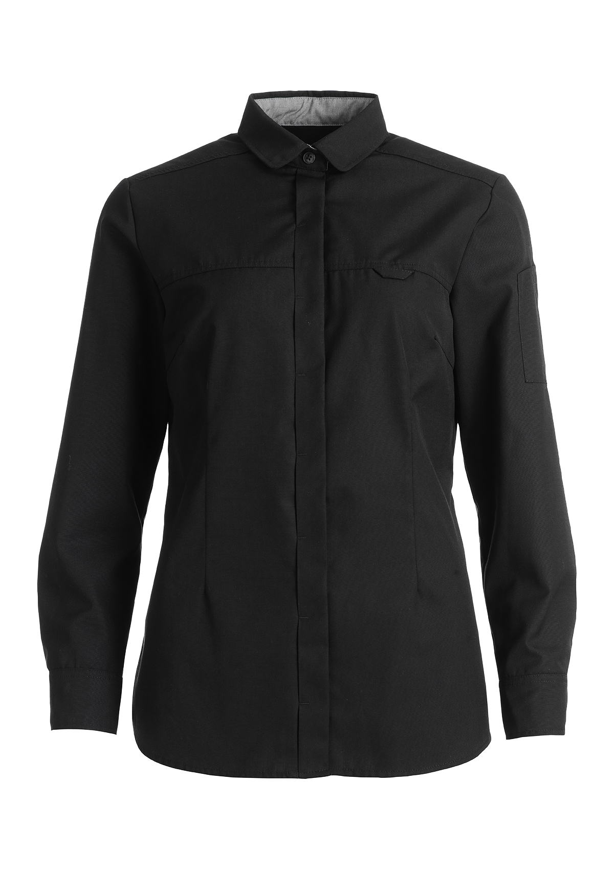 Camisa de servicio mujer corte moderno manga larga | Kentaur