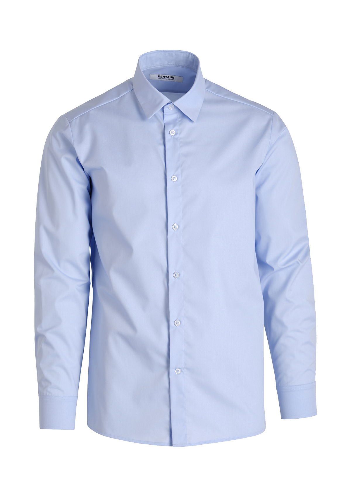 Camisa moderna elástica de servicio con función Pull-Up y manga larga para hombre | Kentaur