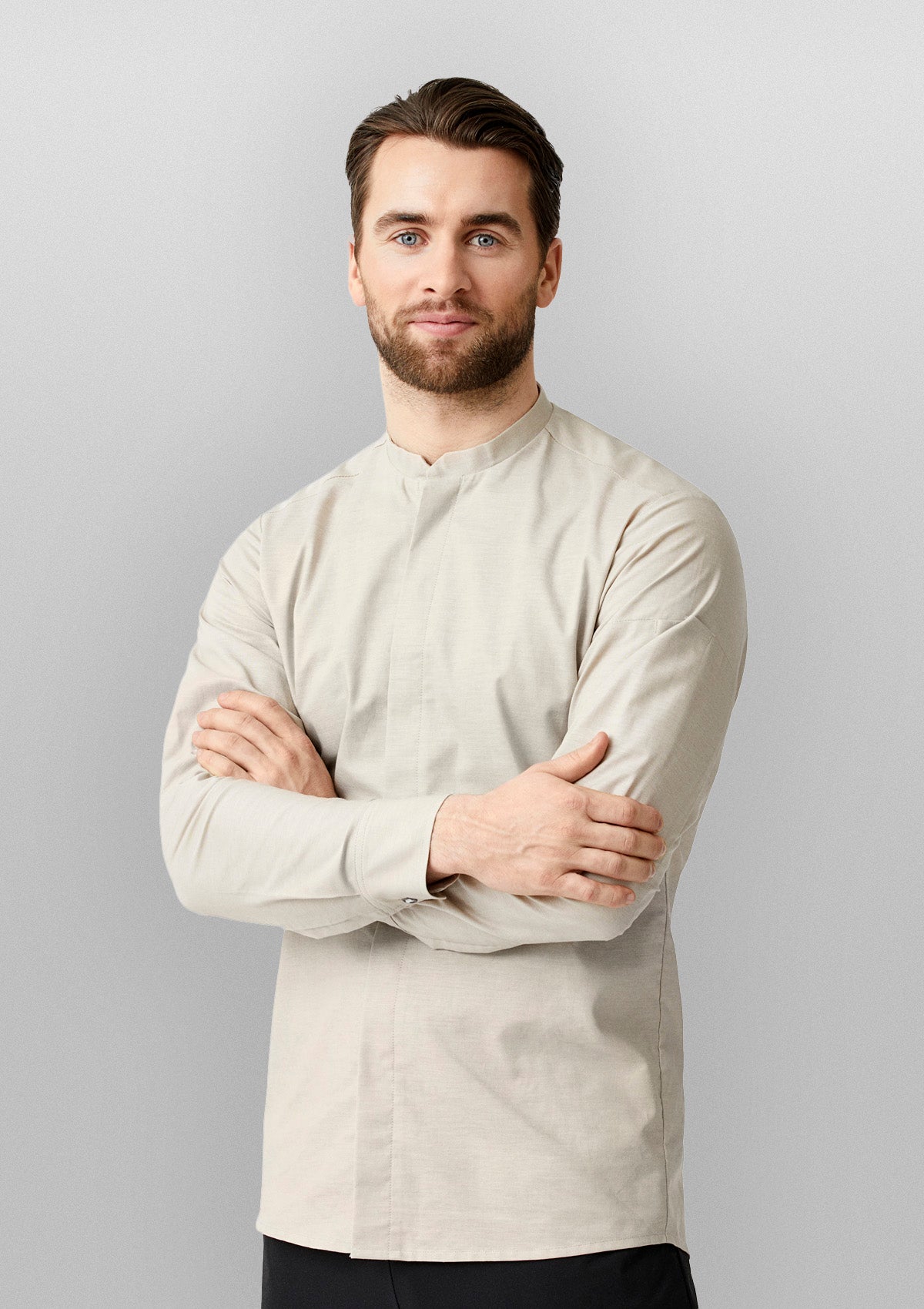 Camisa Oxford para hombre corte moderno manga larga | Kentaur