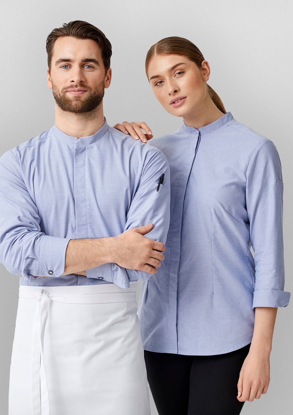 Camisa Oxford para hombre corte moderno manga larga | Kentaur