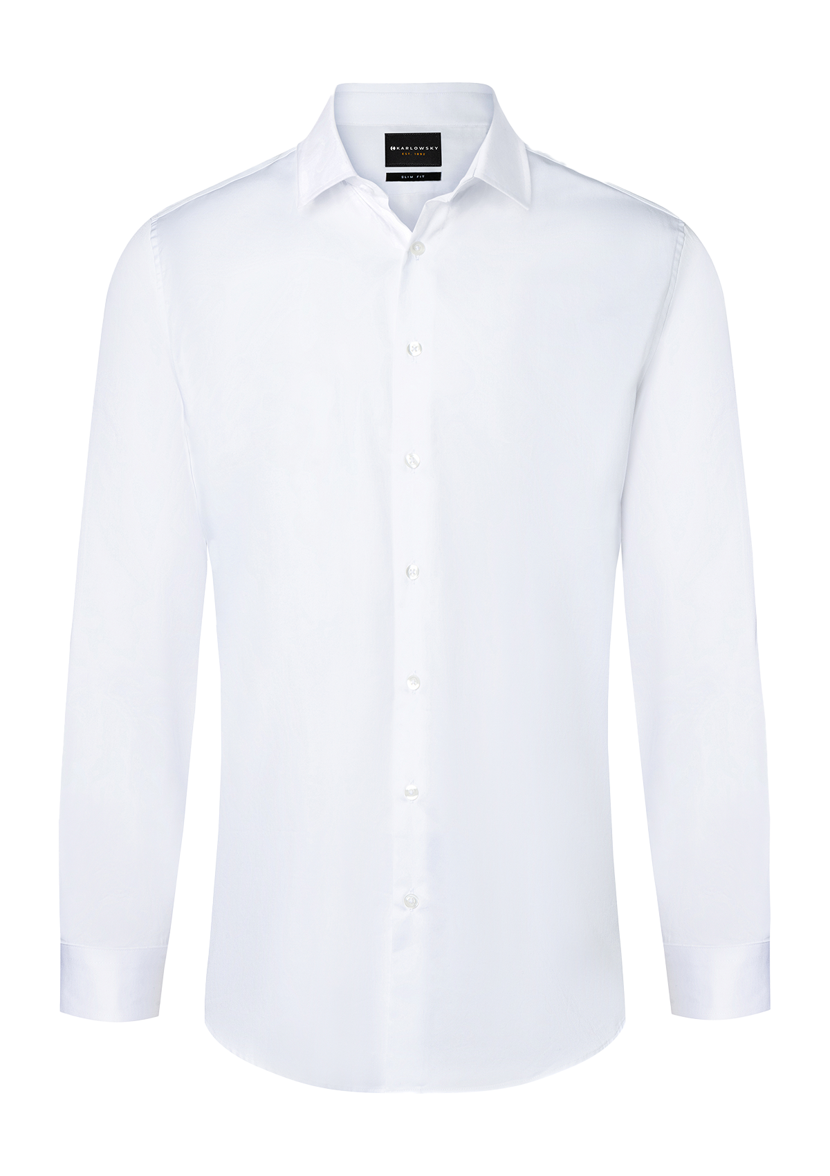 Camisa hombre Active-Stretch manga larga Slim-Fit | Karlowsky
