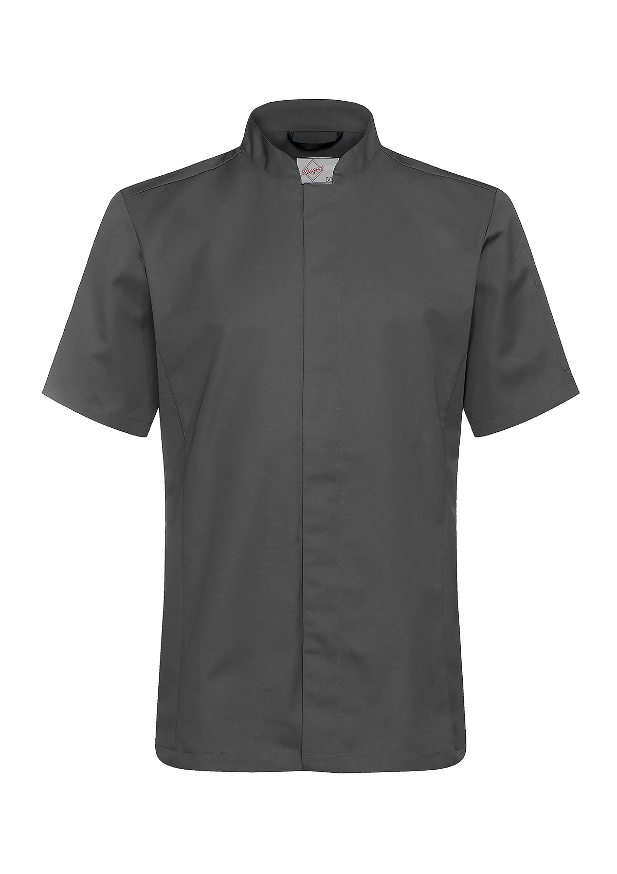 Men's Chef Shirt Slim-Fit Short Sleeves With Pen Pocket | Segers