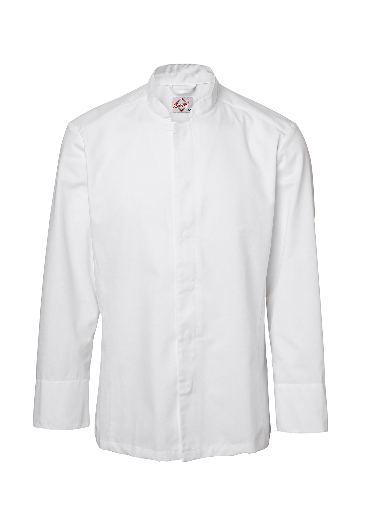 Men's Chef Shirt Slim-Fit Long Sleeves | Segers