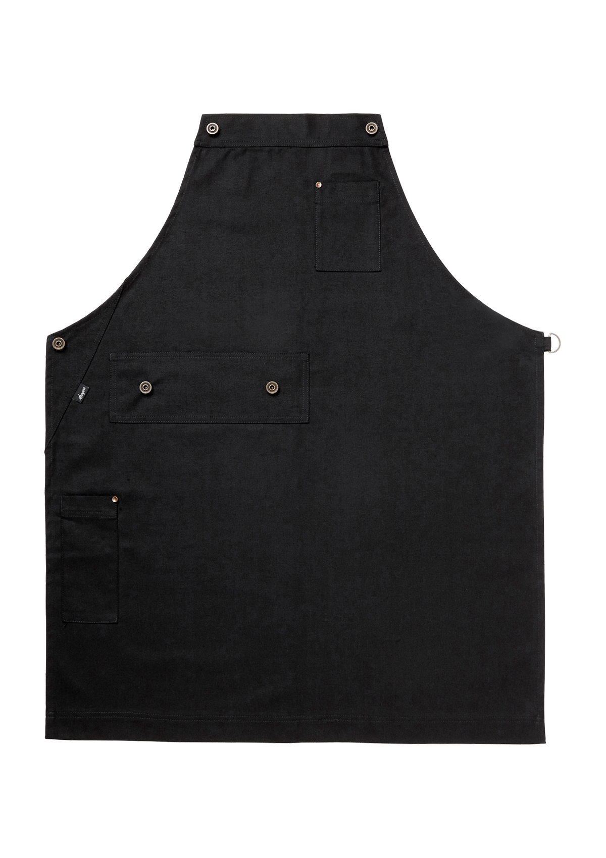 Delantal con peto y detalles de cuero unisex | Segers