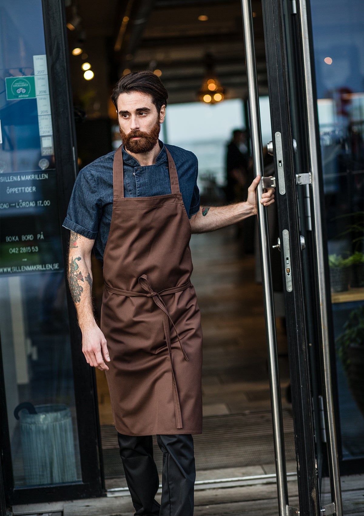 Bib Apron Without Pockets Unisex | Segers