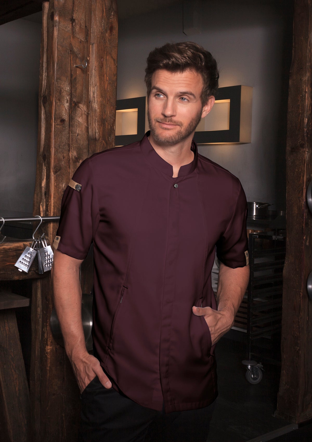 Camisa de chef sostenible Green-Generation manga corta | Karlowsky