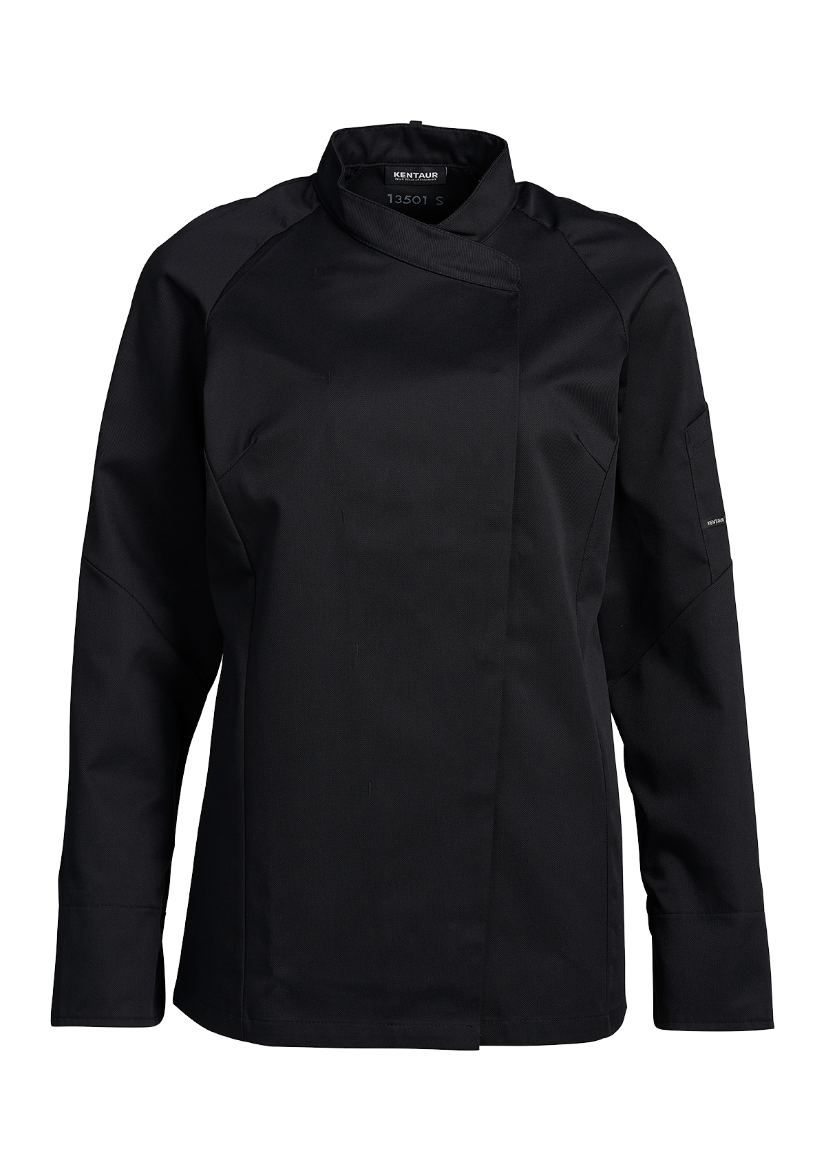 Chaqueta de chef y camarera mujer corte ergonómico manga larga | Kentaur