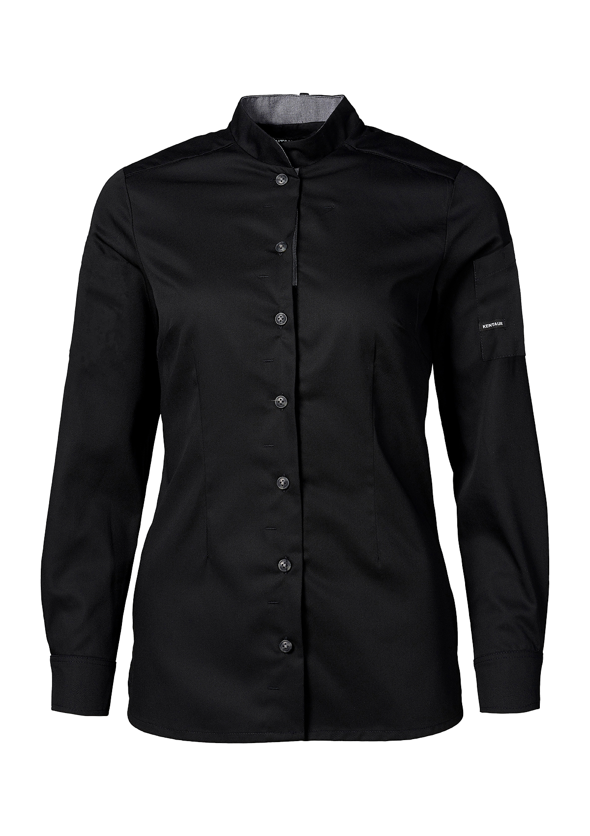 Camisa mujer chef y servicio corte óptimo manga larga | Kentaur