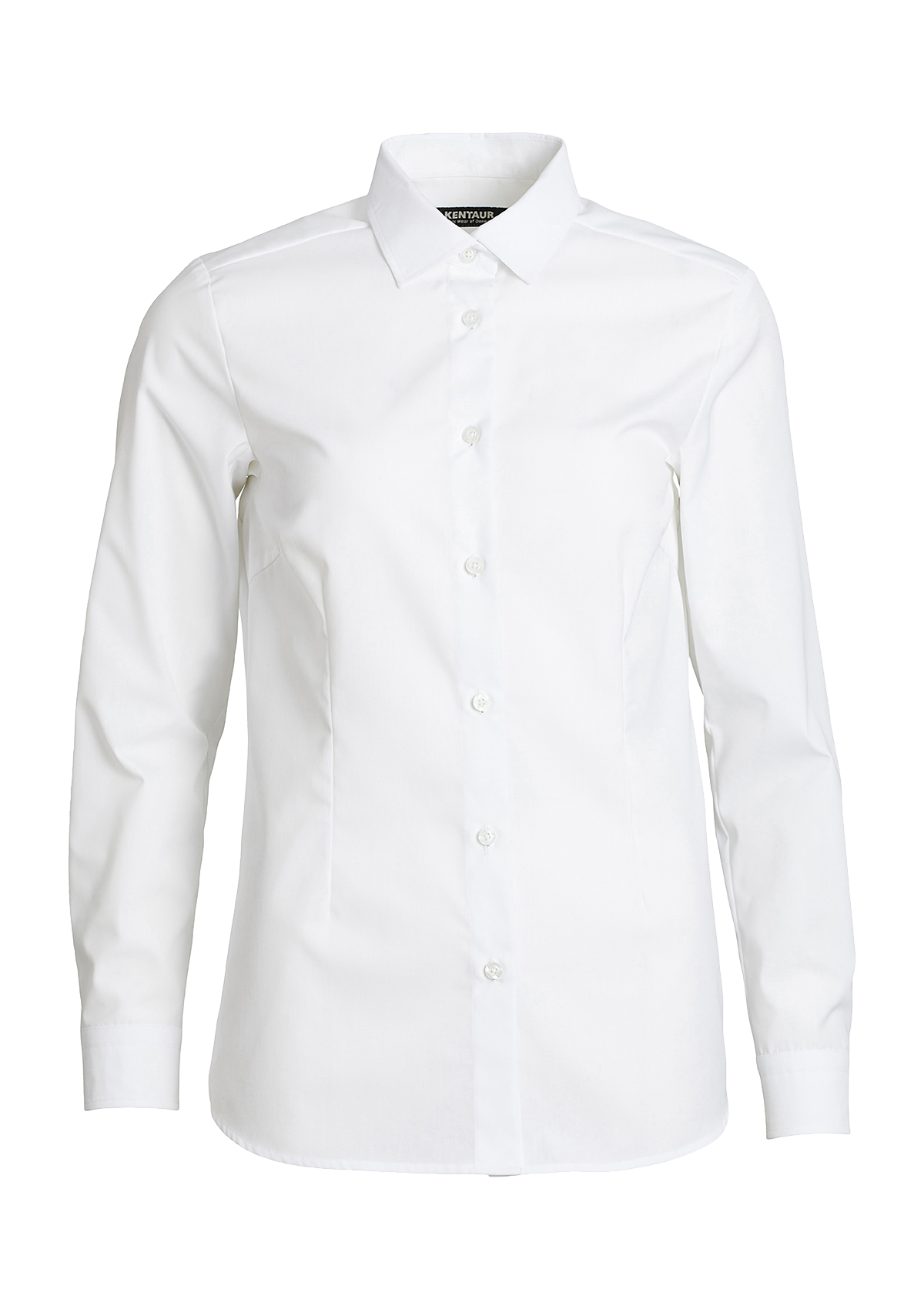 Camisa moderna elástica de servicio con función Pull-Up y manga larga para mujer | Kentaur