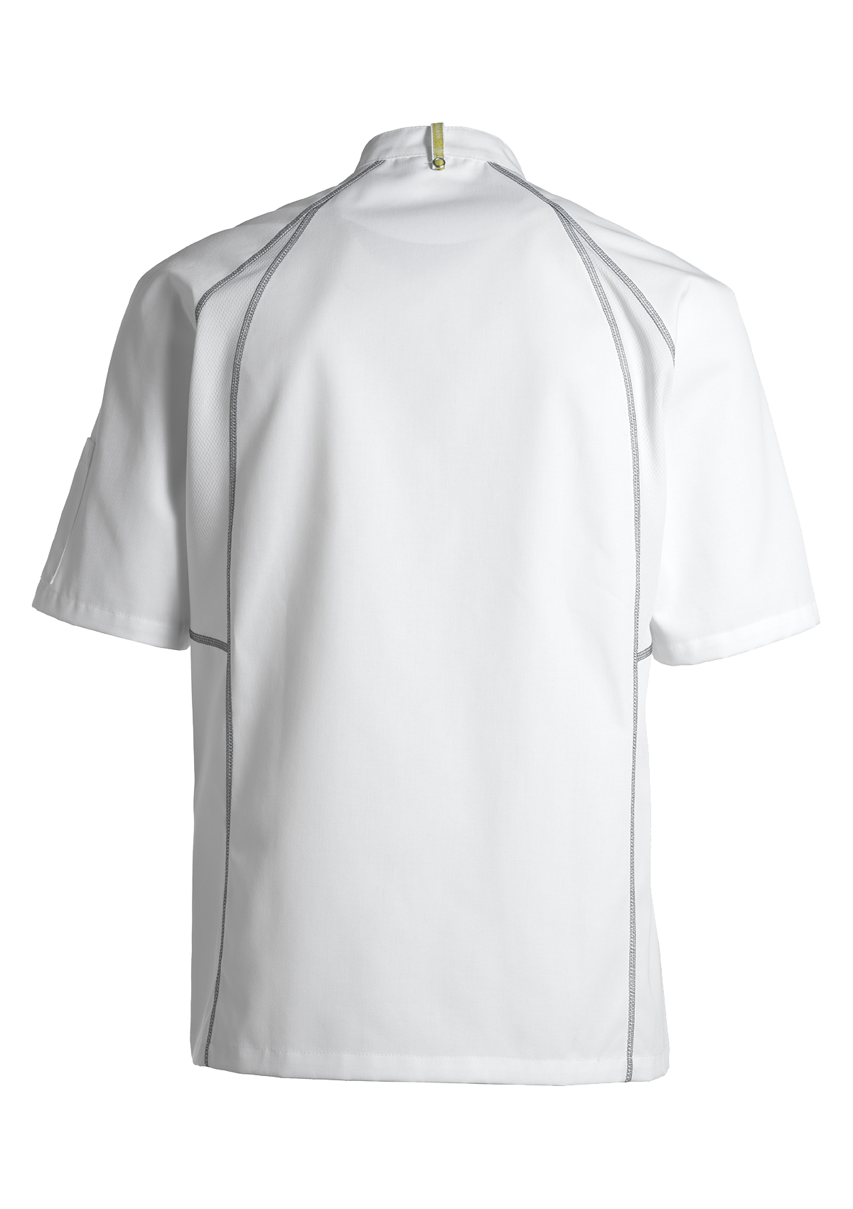 Chaqueta de chef deportiva con costura Flatlock y manga corta unisex | Kentaur