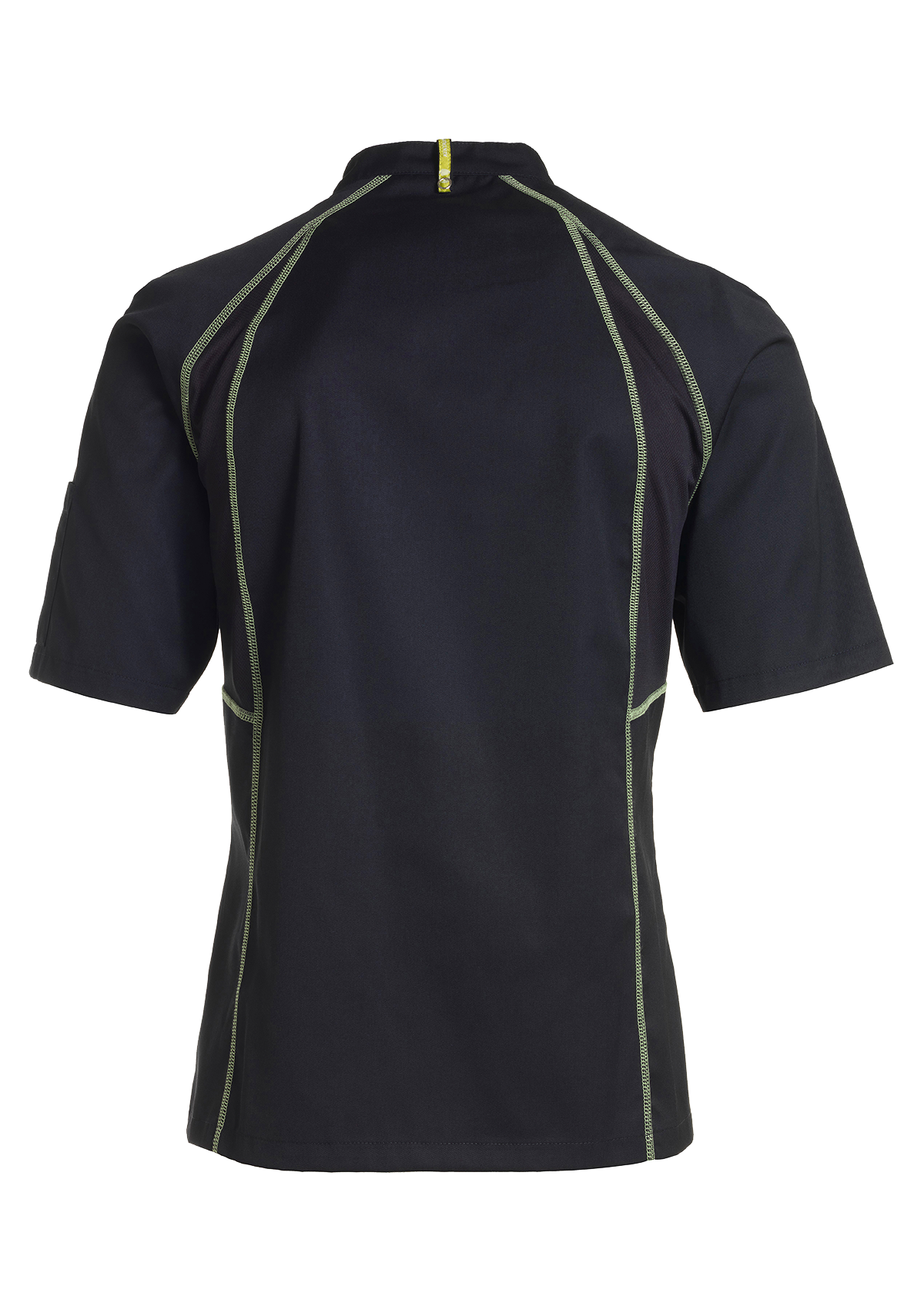 Chaqueta de chef deportiva con costura Flatlock y manga corta unisex | Kentaur