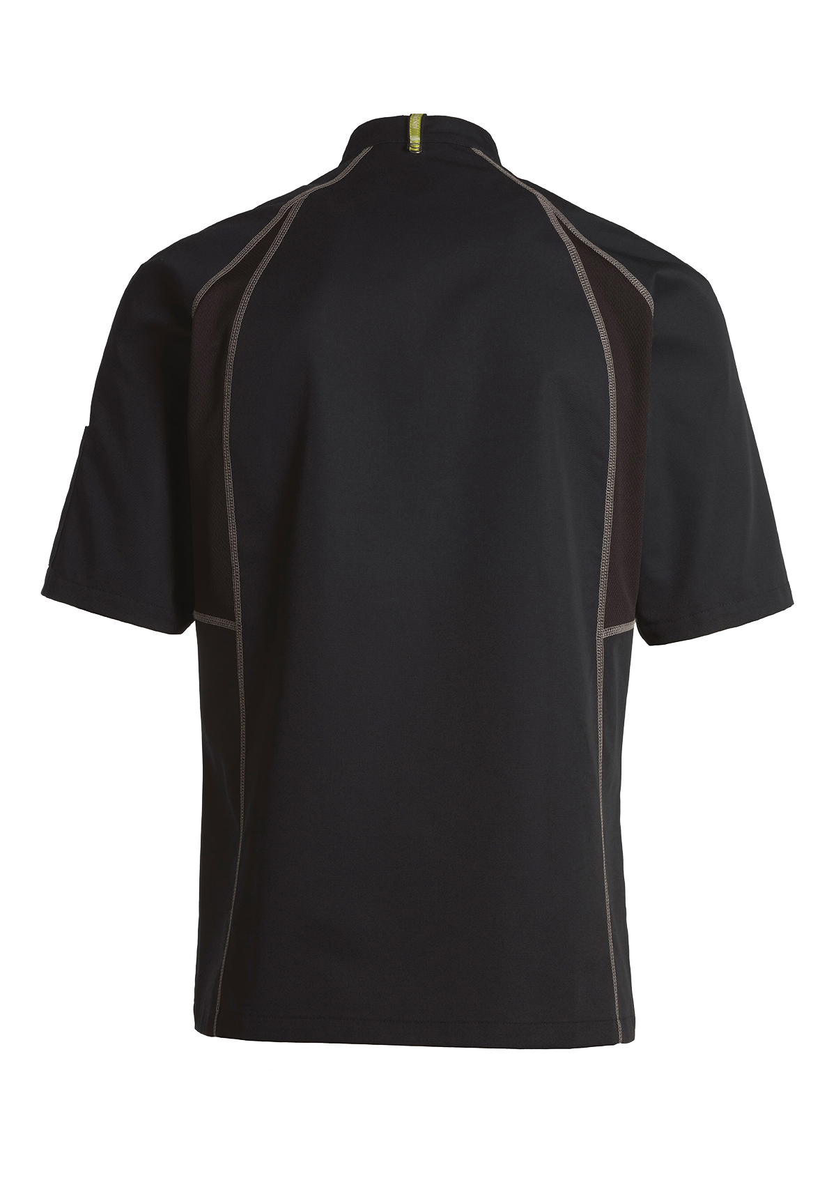 Chaqueta de chef deportiva con costura Flatlock y manga corta unisex | Kentaur