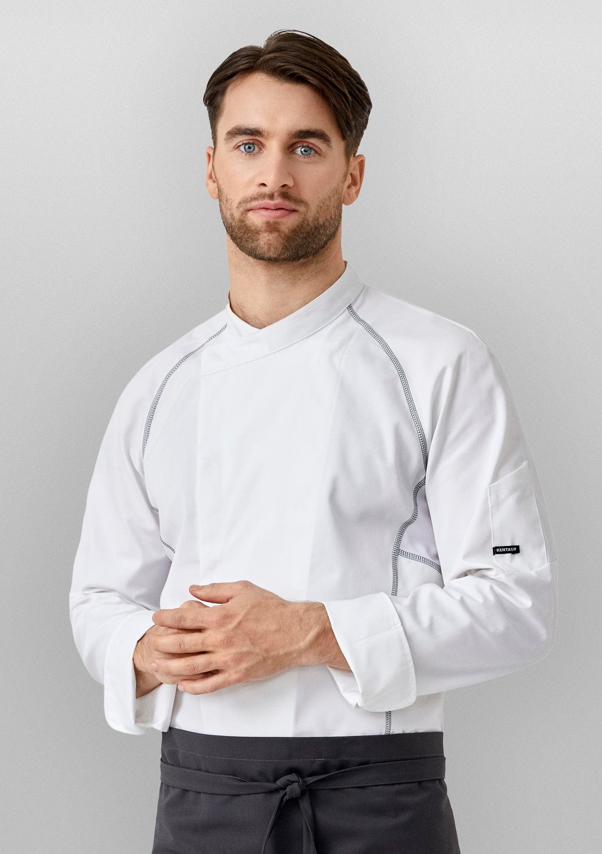 Chaqueta de chef deportiva con costura Flatlock unisex | Kentaur