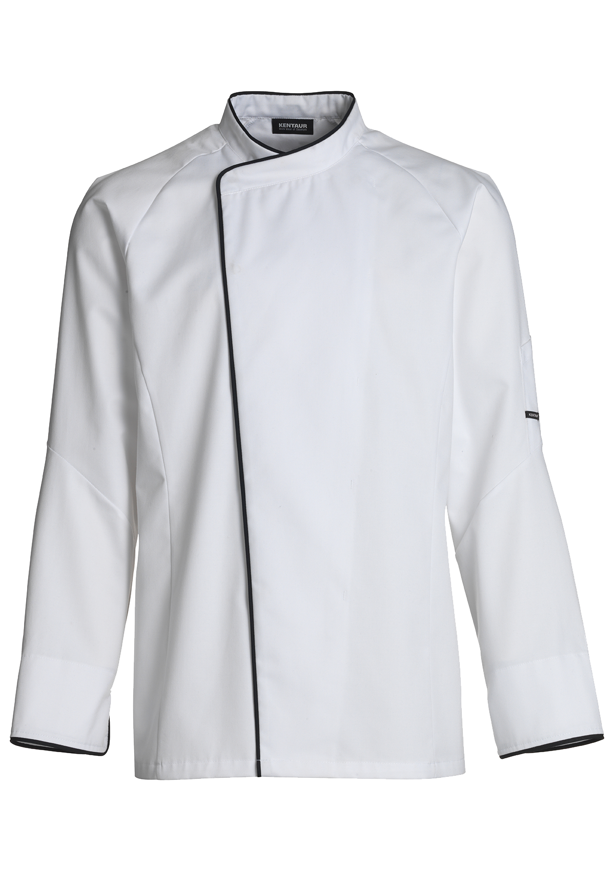 Chaqueta de chef con ribete unisex manga larga | Kentaur