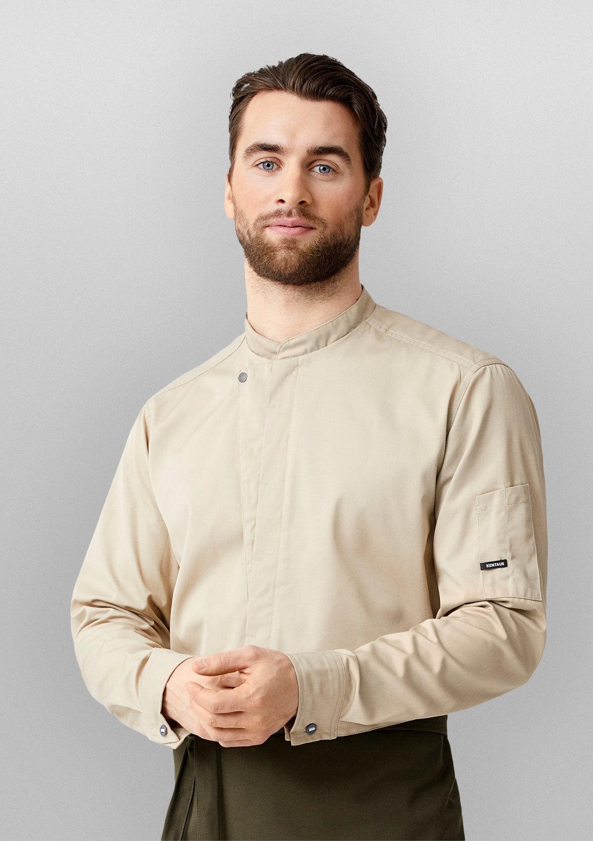 Chaqueta moderna y óptima chef y servicio unisex manga larga | Kentaur