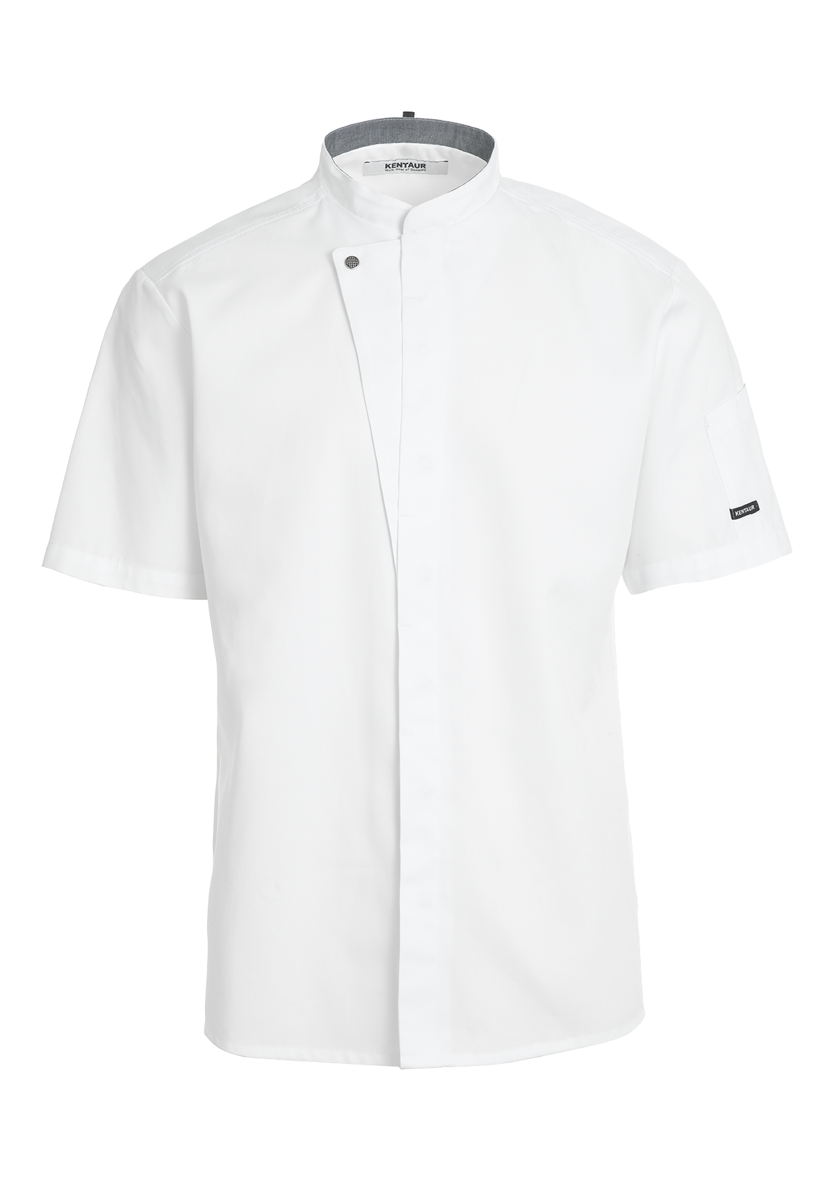 Chaqueta moderna chef y servicio unisex manga corta | Kentaur
