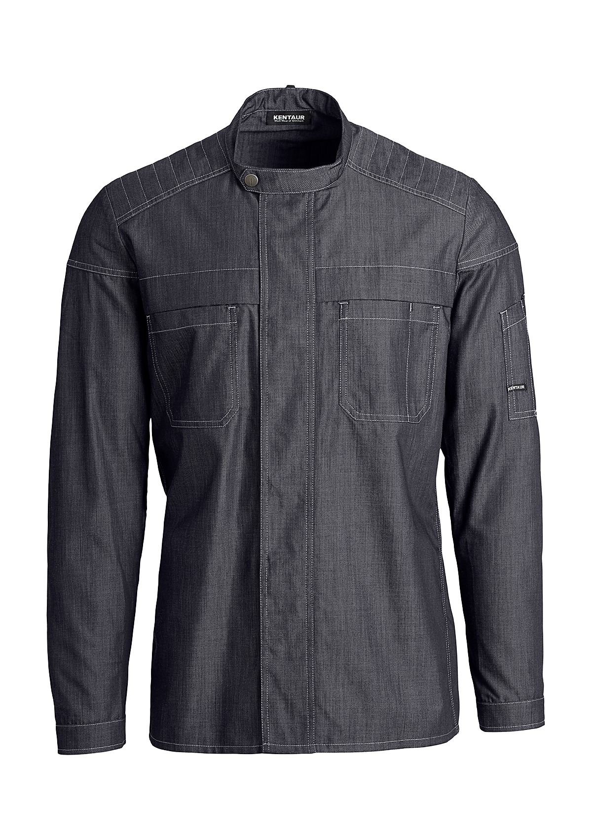 Chaqueta de chef y servicio estilo biker unisex de manga larga | Kentaur