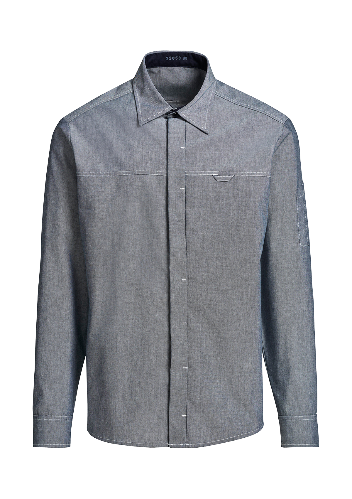 Camisa de servicio hombre corte moderno manga larga | Kentaur