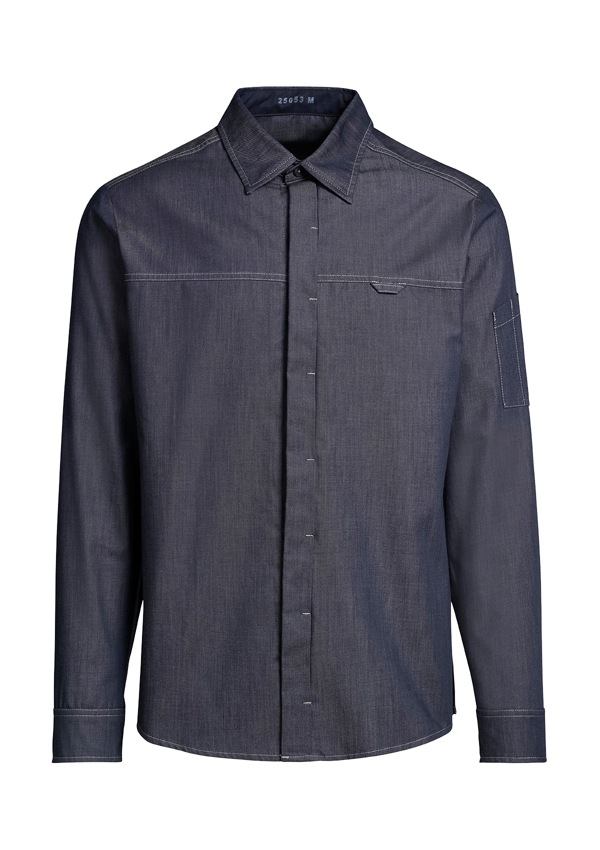 Camisa de servicio hombre corte moderno manga larga | Kentaur