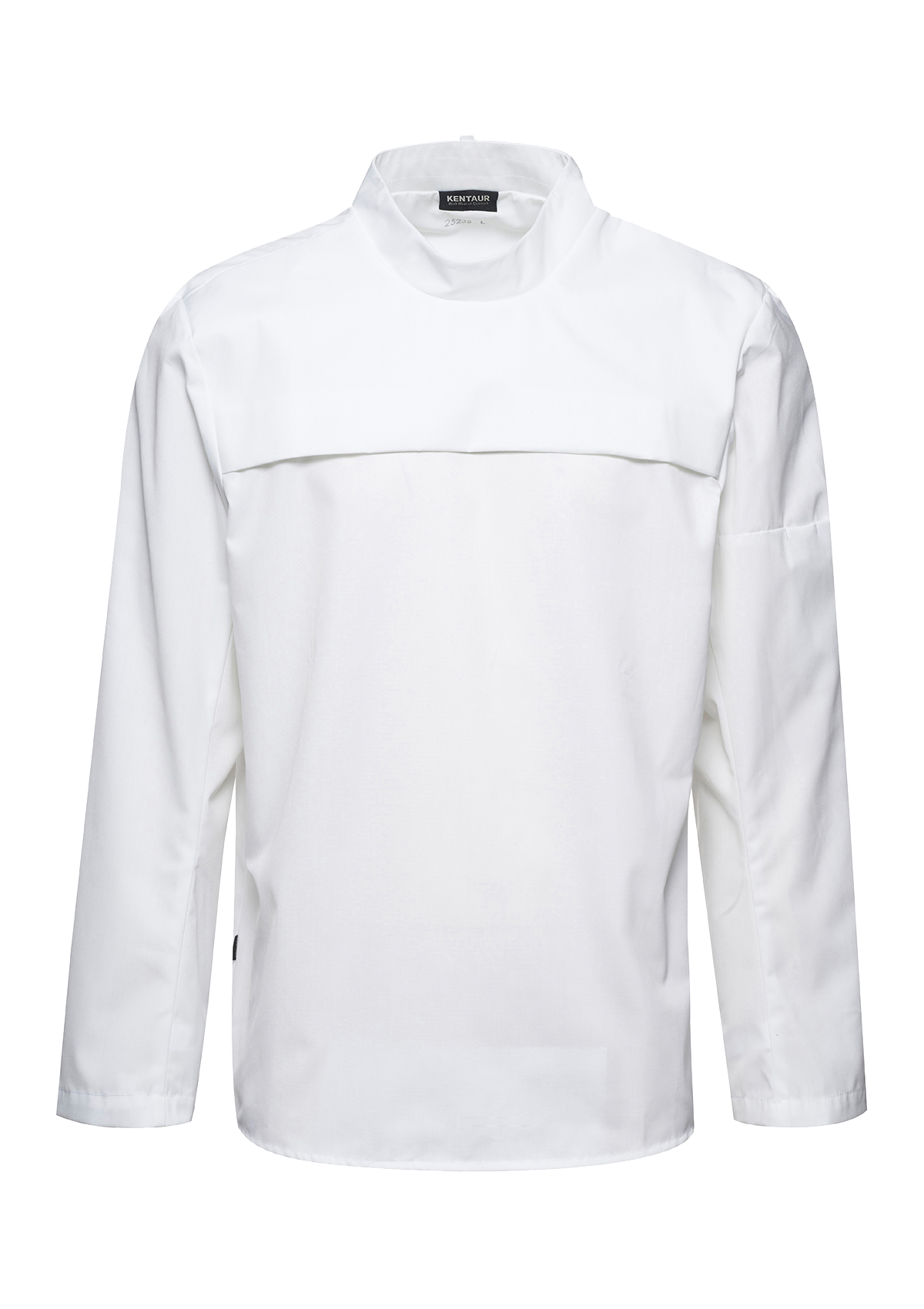 Camisa tipo popover de chef para hombre manga larga | Kentaur