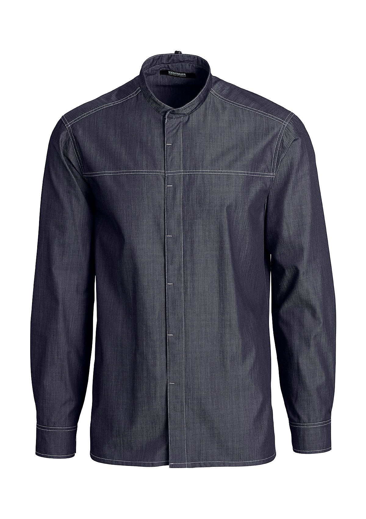 Camisa moderna de chef y servicio unisex manga larga | Kentaur