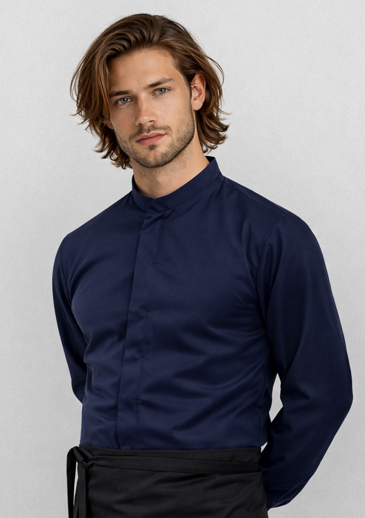 Camisa de chef unisex con TENCEL™ Lyocell manga larga