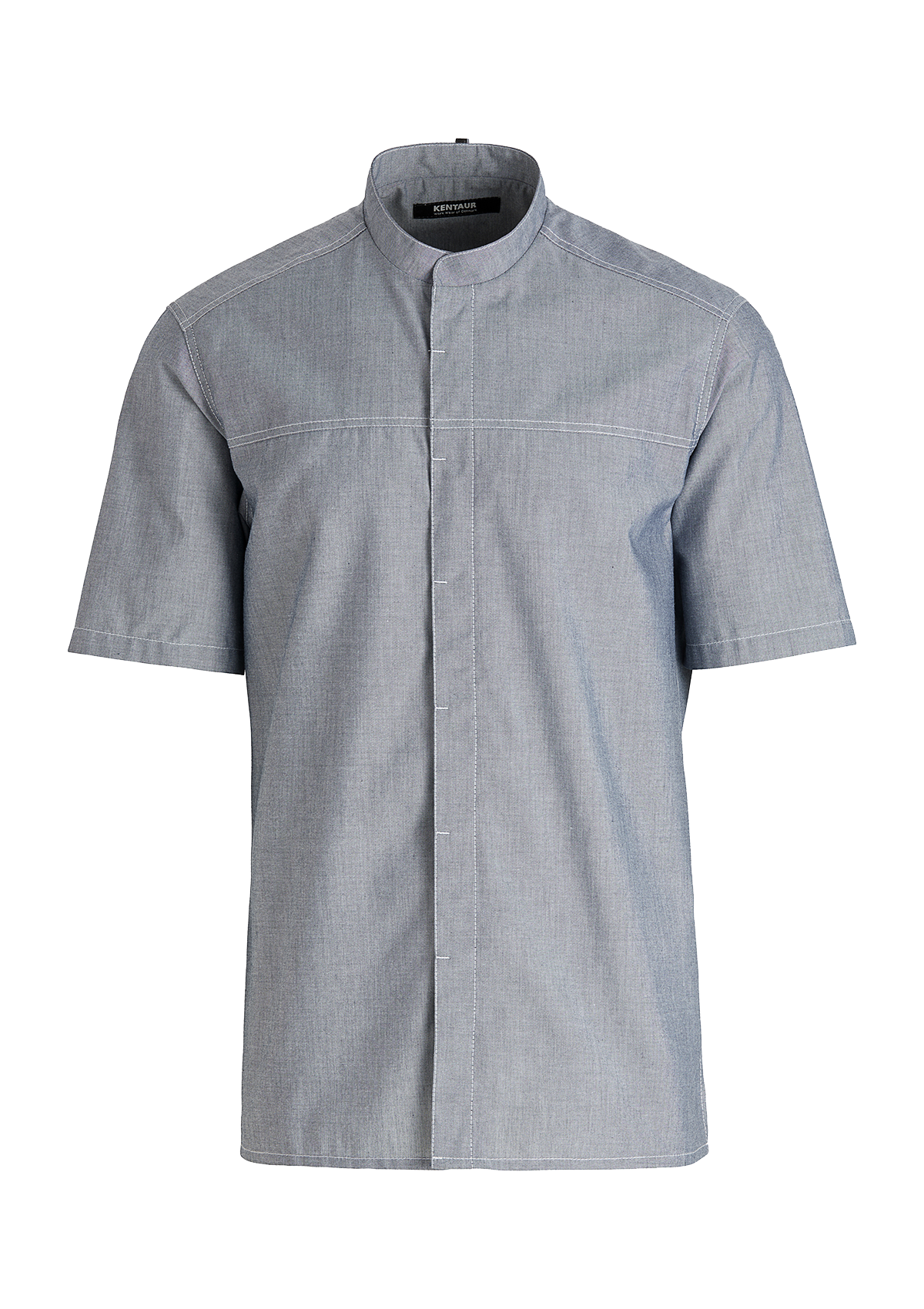 Camisa moderna de chef y servicio unisex manga corta | Kentaur