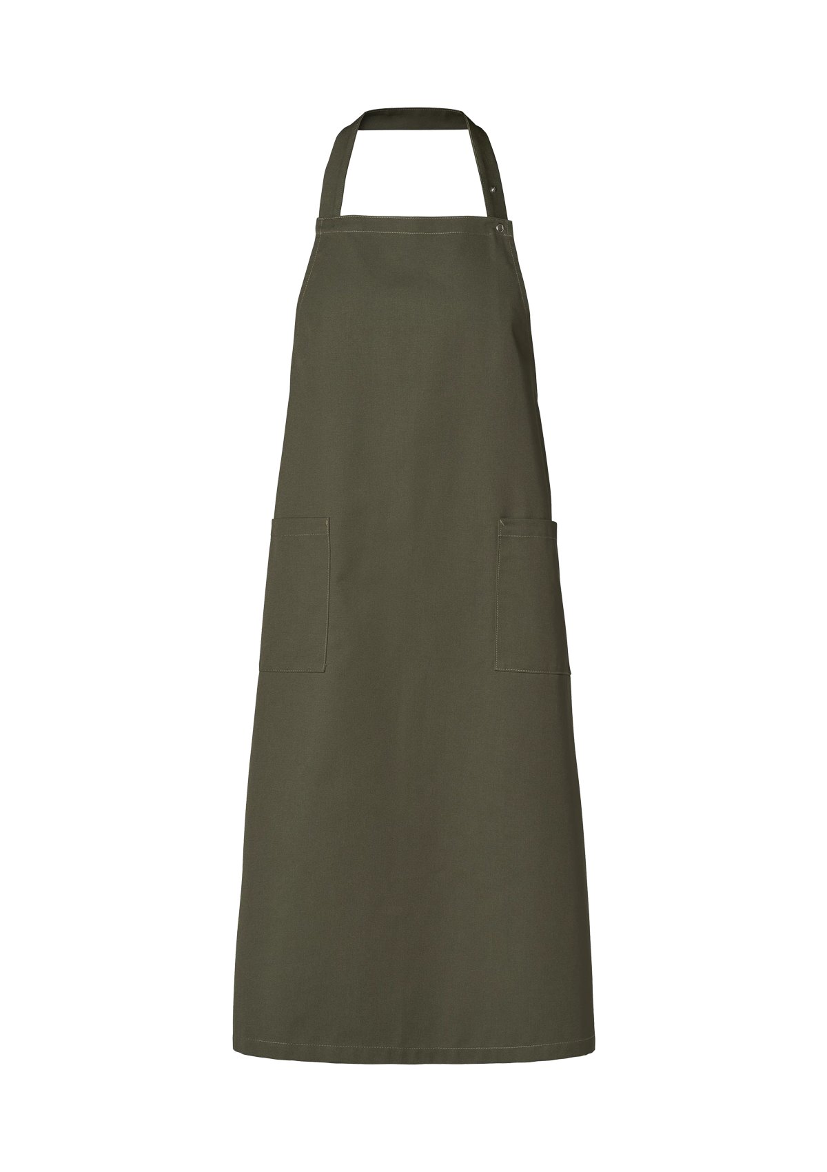 Bib Apron with Side Pockets Unisex