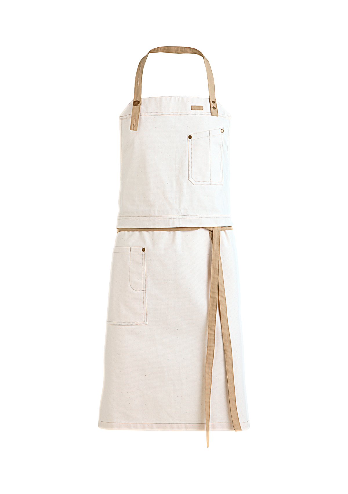 Delantal con peto Raw unisex | Kentaur