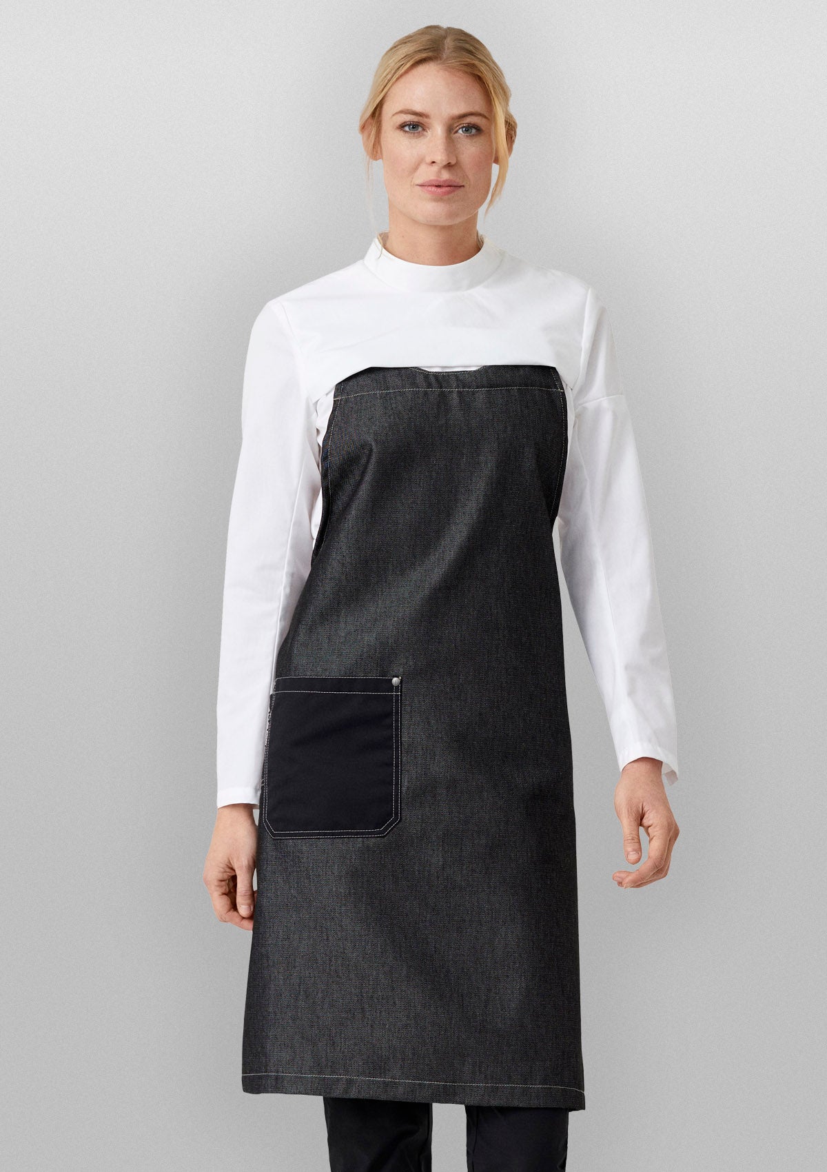Delantal Snap-on Raw con bolsillos unisex | Kentaur