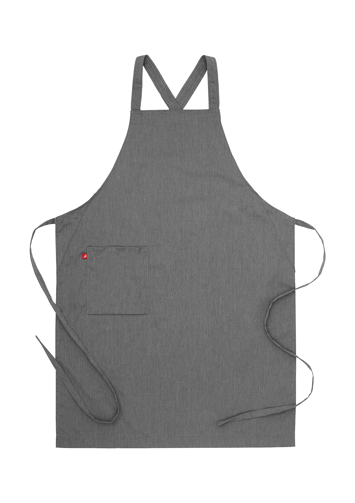 Delantal ergonómico unisex con tirantes cruzados | Segers