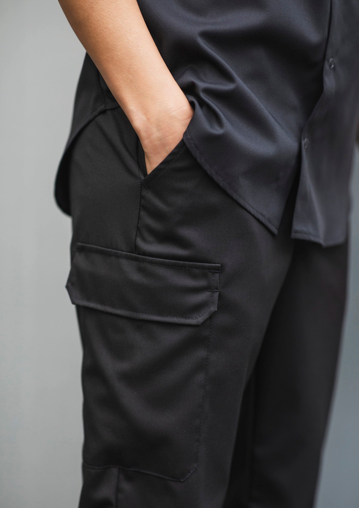 Pantalones tipo chino unisex con bolsillo lateral elástico | Segers