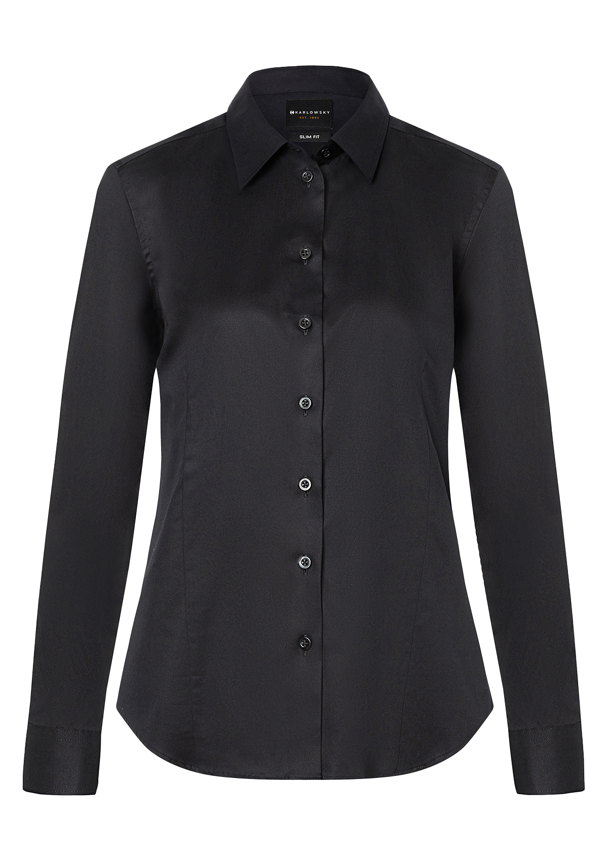 Blusa mujer Active-Stretch manga larga Modern-Fit | Karlowsky