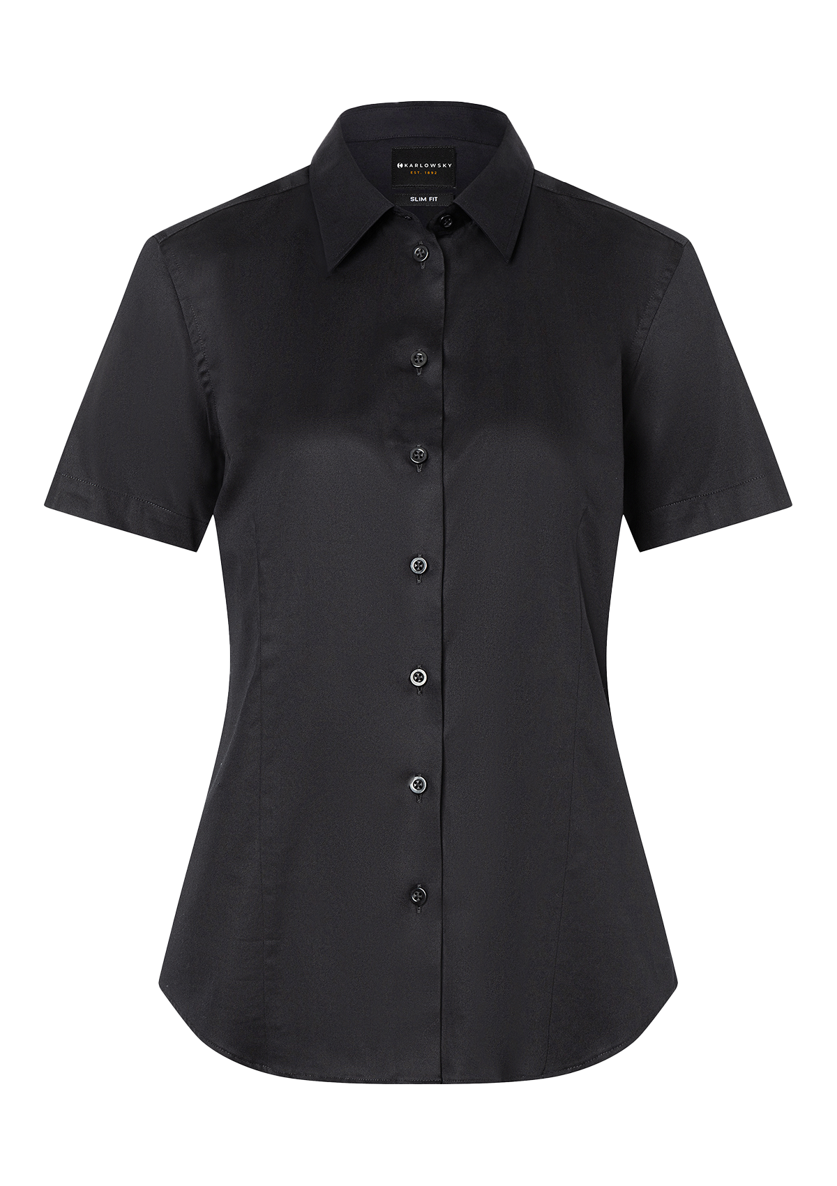 Blusa mujer Active-Stretch manga corta Slim-Fit | Karlowsky