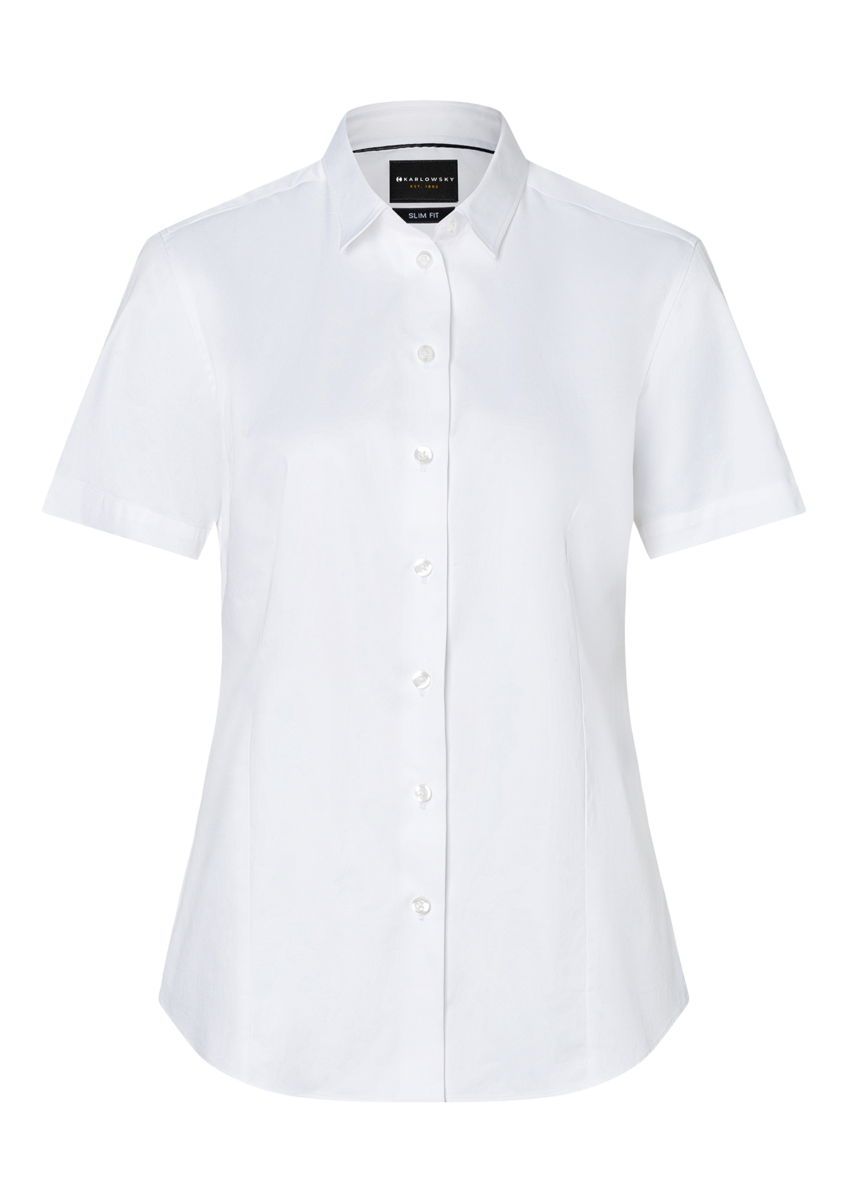 Blusa mujer Active-Stretch manga corta Modern-Fit | Karlowsky