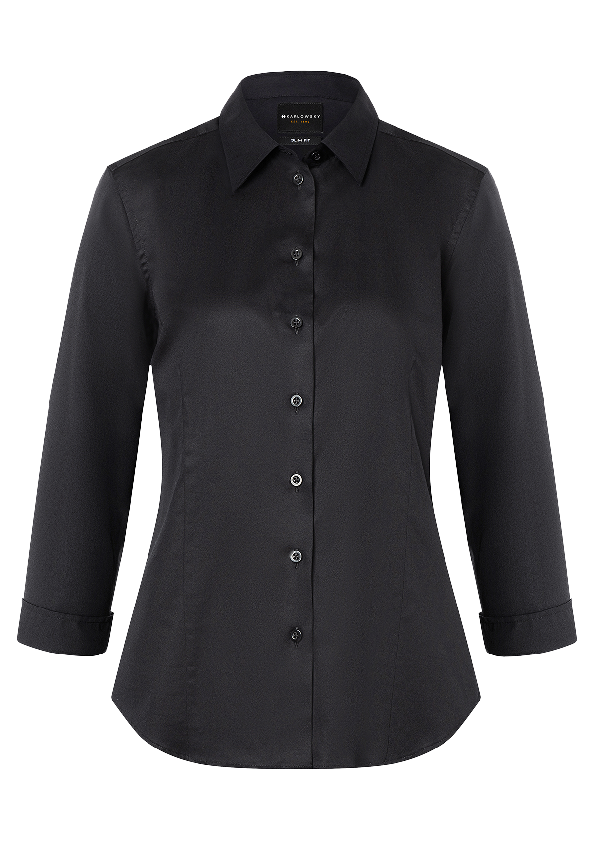 Blusa mujer Active-Stretch 3/4 manga Slim-Fit | Karlowsky