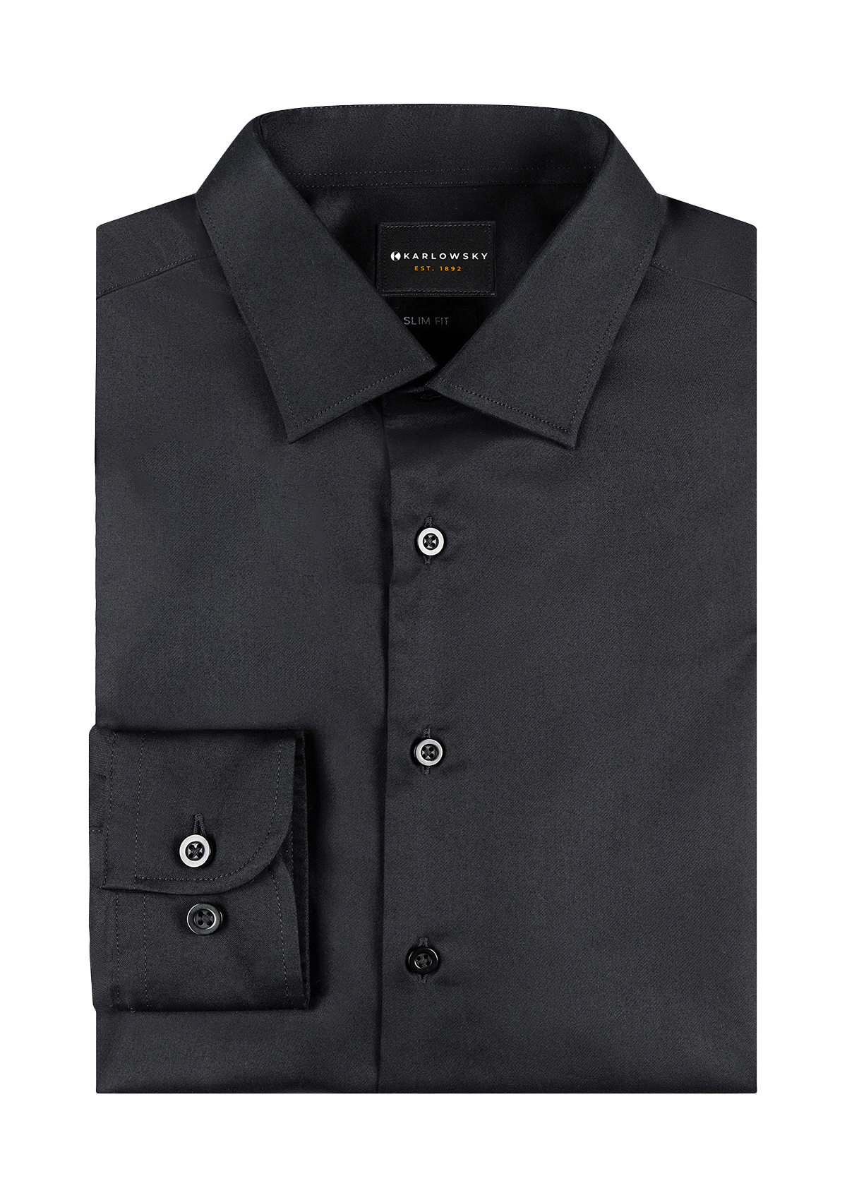Camisa hombre Active-Stretch manga larga Slim-Fit | Karlowsky