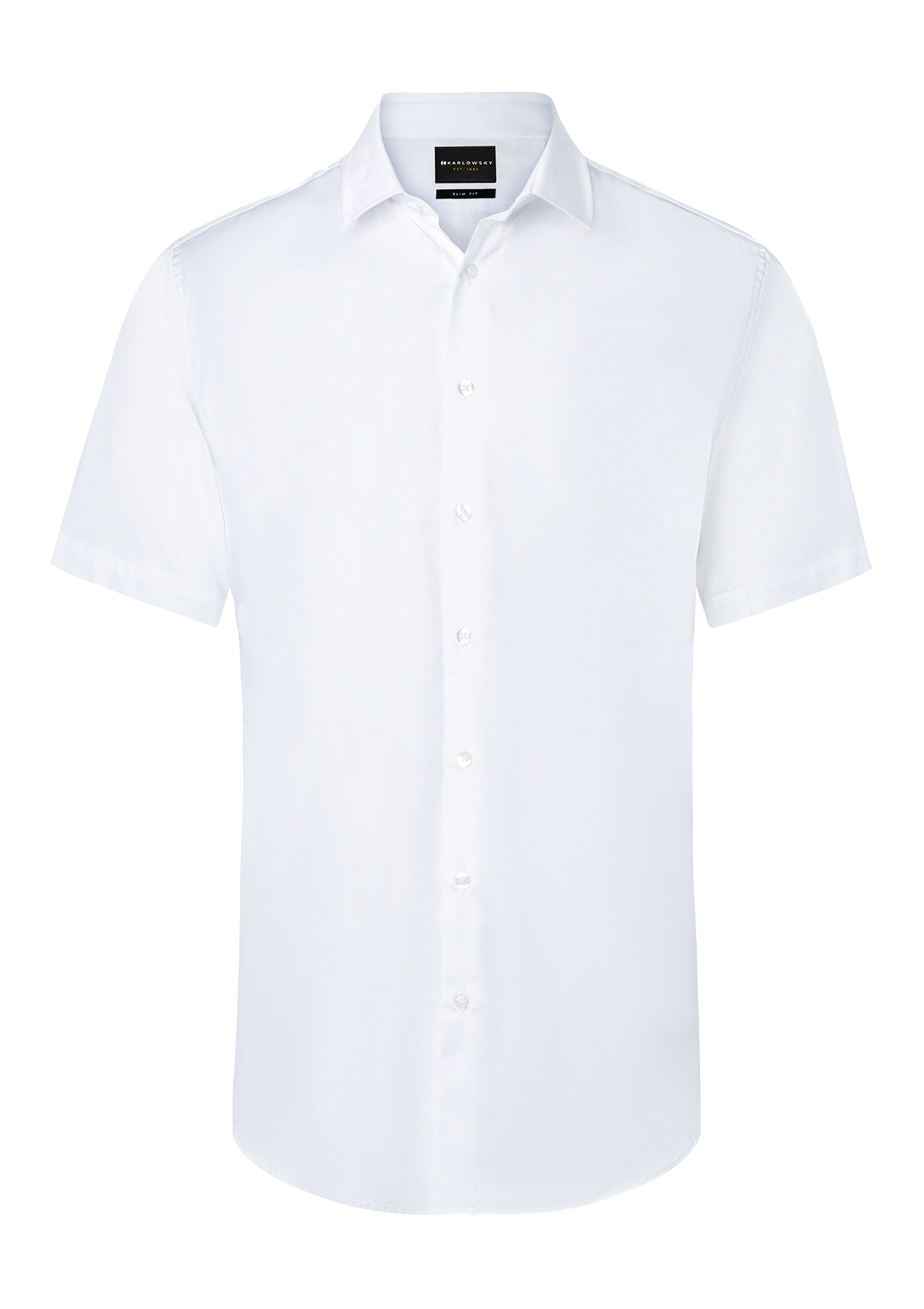Camisa hombre Active-Stretch manga corta Modern-Fit | Karlowsky