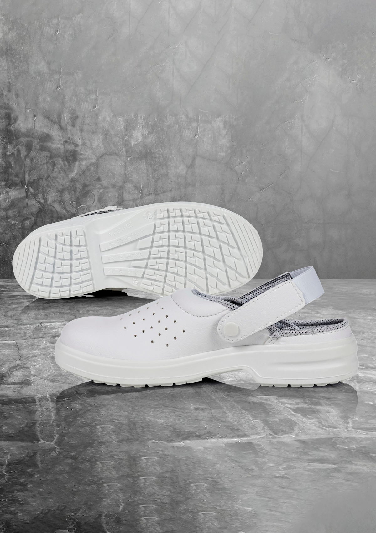 Zuecos de seguridad unisex Oxford para chef | Karlowsky