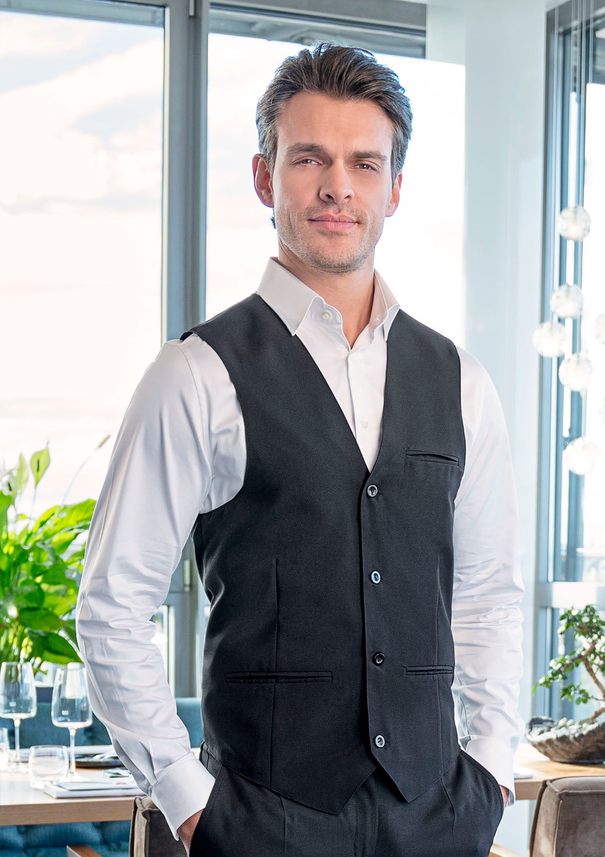 Chaleco elegante de hombre Basic | Karlowsky