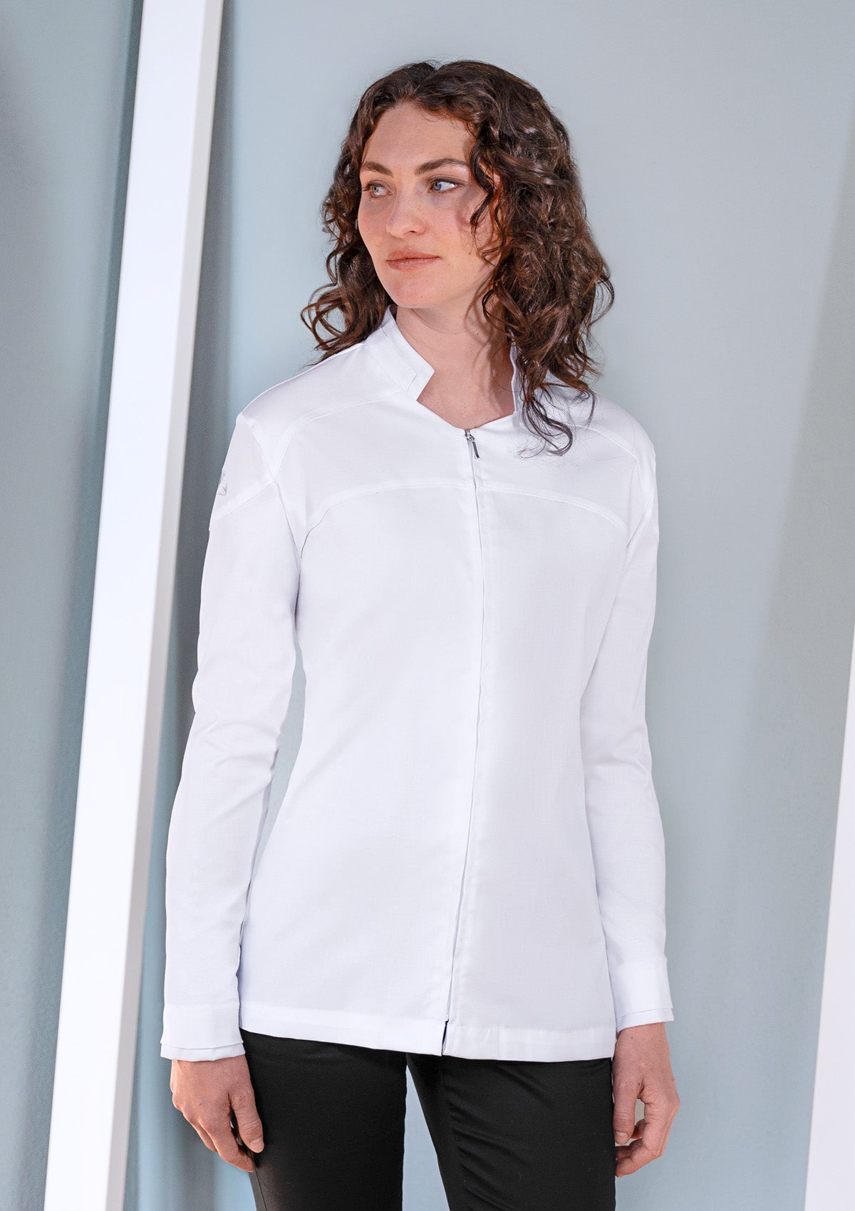 Chaqueta de chef mujer manga larga Excellence | Diamond Cut