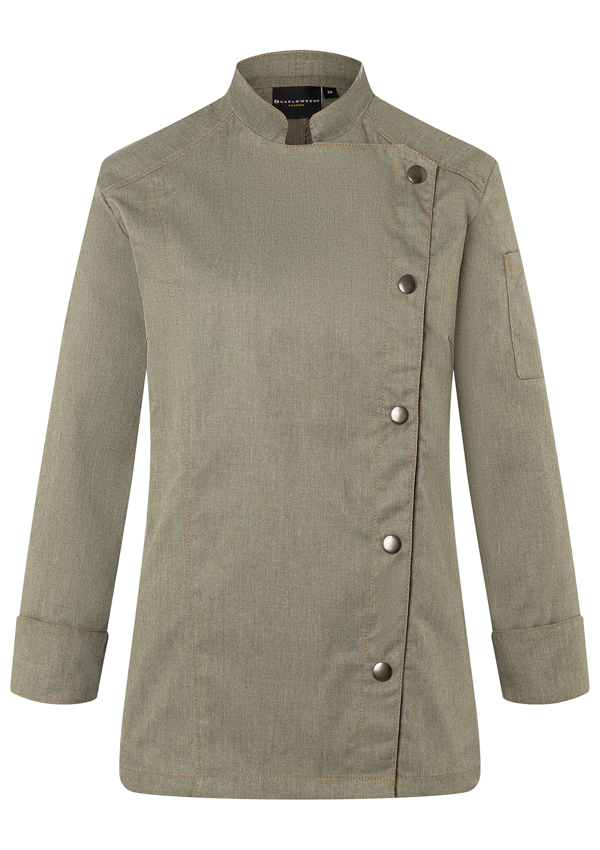 Women's Chef Jacket Jeans-Style Long Sleeves | Karlowsky