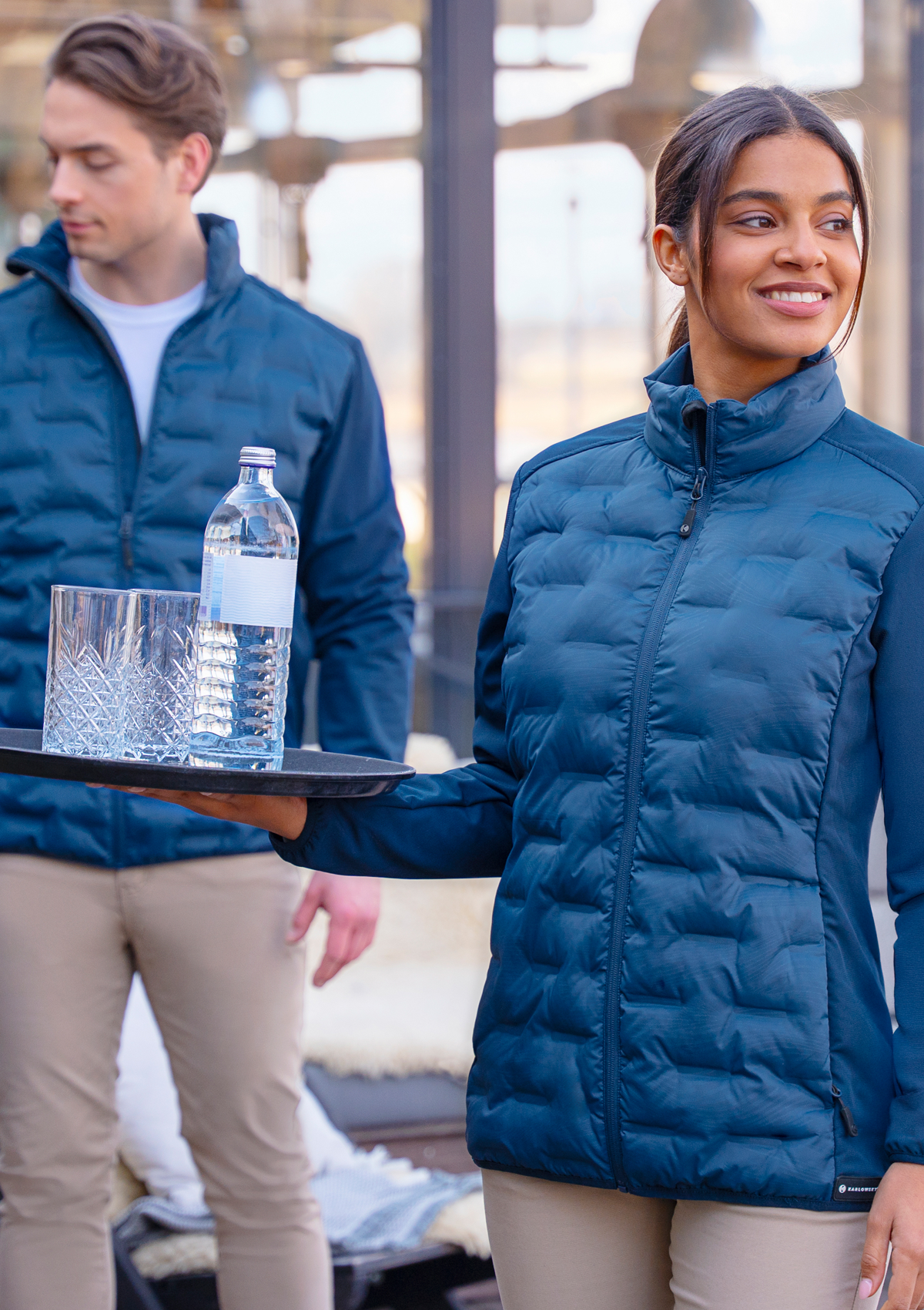 Chaqueta híbrida mujer Outdoor-Pro | Karlowsky
