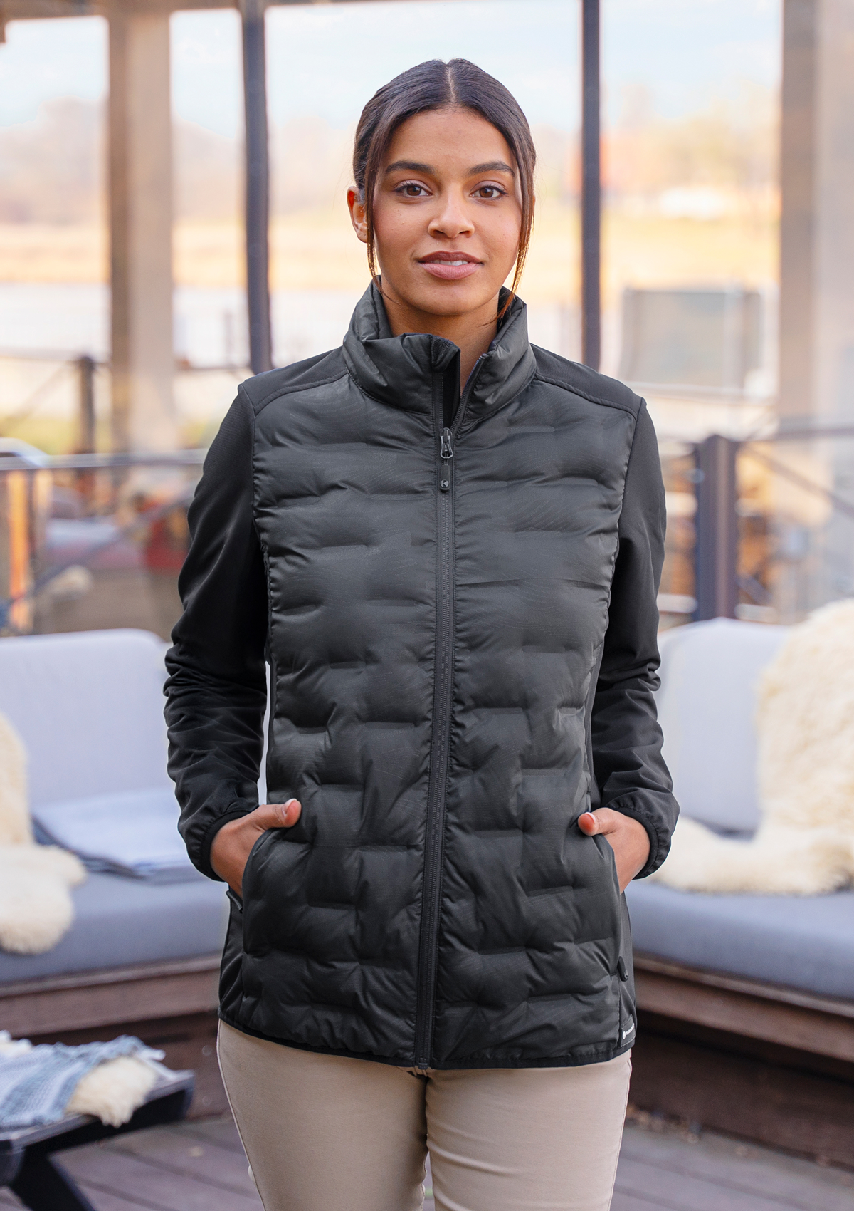Chaqueta híbrida mujer Outdoor-Pro | Karlowsky