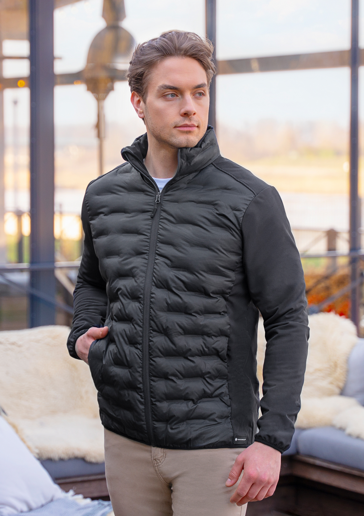Chaqueta híbrida hombre Outdoor-Pro | Karlowsky