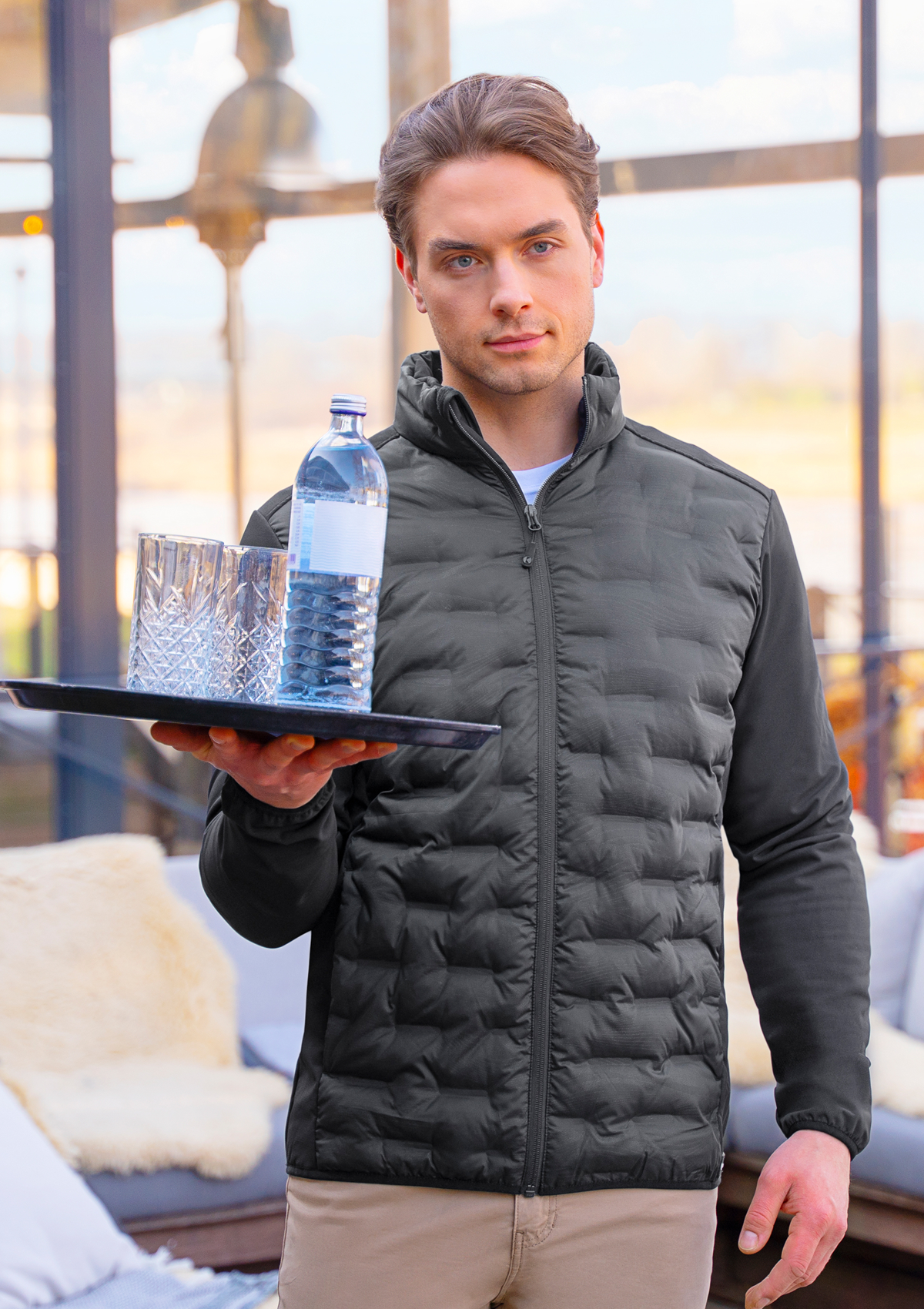 Chaqueta híbrida hombre Outdoor-Pro | Karlowsky