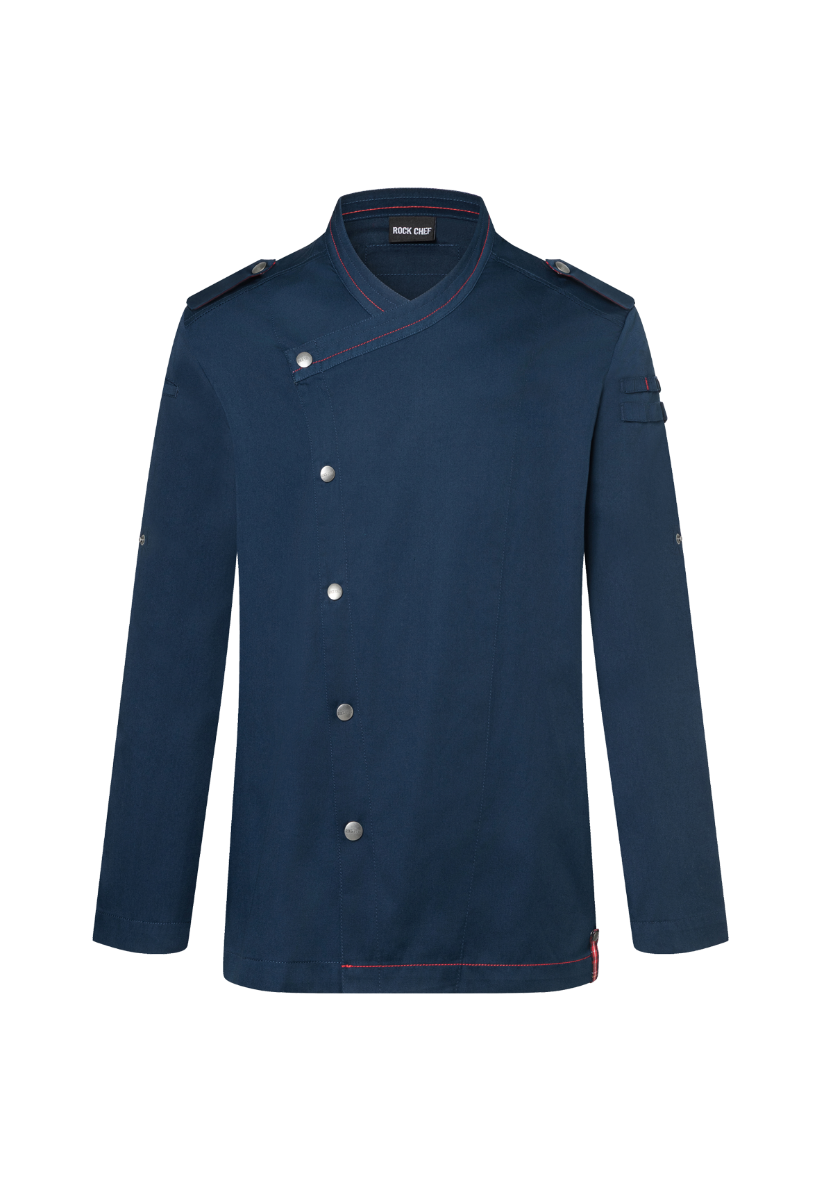Chaqueta de Chef para Hombre de Manga Larga estilo Denim ROCK CHEF® Stage2 (Sostenible)