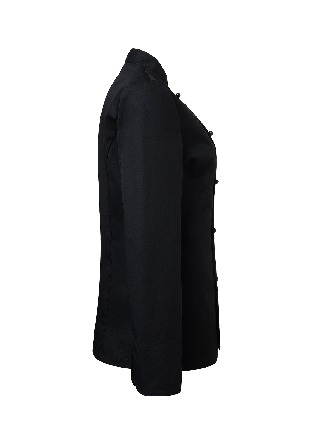 Chaqueta de chef para mujer cruzada ligeramente entallada manga larga | Segers