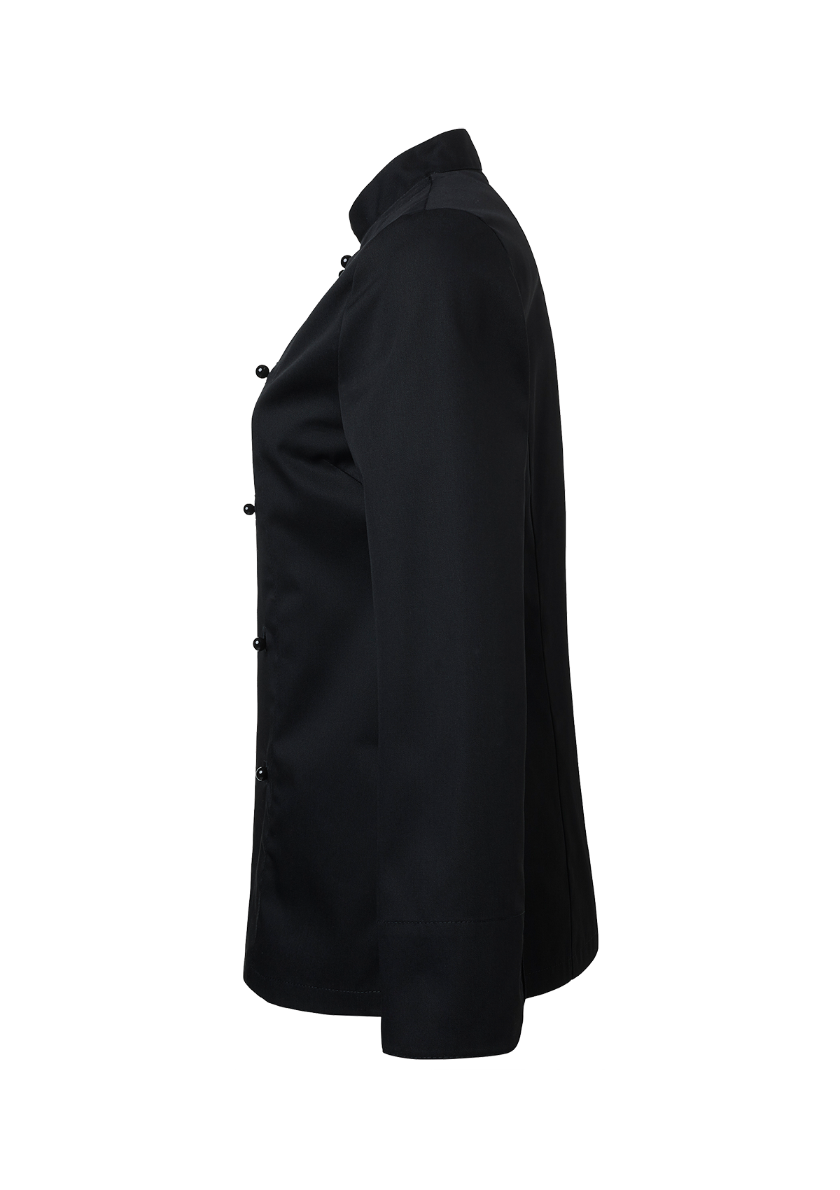 Chaqueta de chef para mujer cruzada ligeramente entallada manga larga | Segers